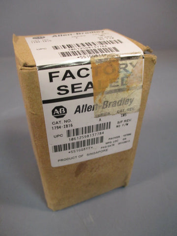 Allen-Bradley Flex 16 Point Digital Input Module Ser A 1794-IB16 FACTORY SEALED