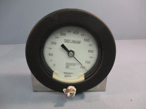 Ashcroft 0-760PSI Temperature Compensated Test Gauge .25% 3A w/Stand 250-2916