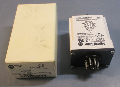 Allen Bradley 700HT12BU120 Time Delay Relay 120VAC/DC Input 1.0 S 100 S