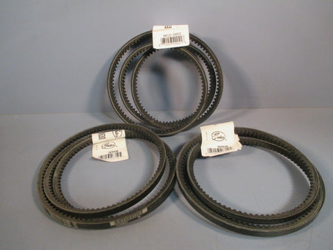 Lot of (2) Gates Super HC Belt 3VX630 & (1) Gates TriPower Belt AX53