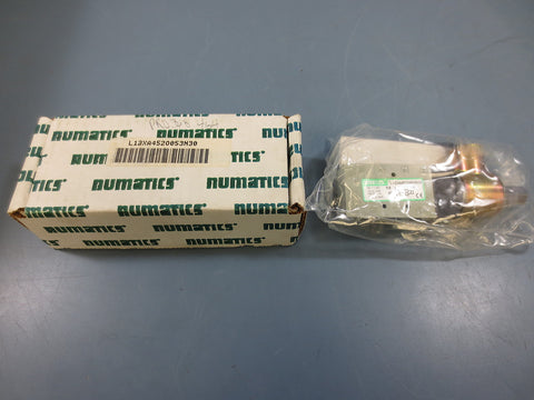 Numatics L12XA4520053N30 Solenoid Valve 14.5 120 Psig Air 18.3 Bar