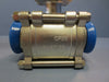 Flow-Tek 2" S-7008 7000 Series Stainless Steel 3 Piece Full Port Ball Valves