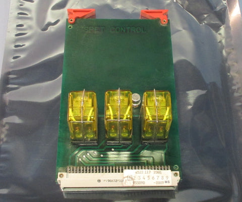 M.S.D.1 Spet Control Relay Card 452211190972 w 3 Matsushita AP3222449 DC24V