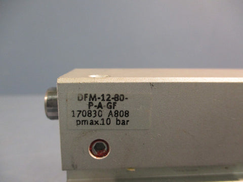 Festo DFM-12-80-P-A-GF 170830 DFM1280PAGF Cylinder Pmax 10 Bar
