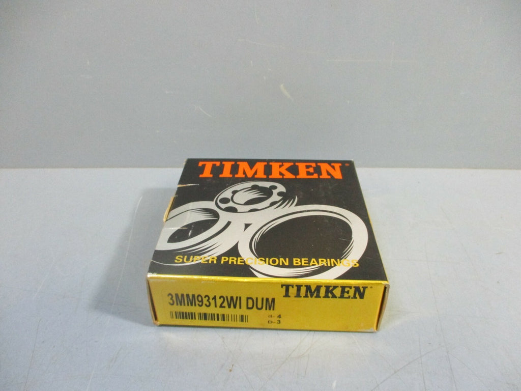 Timken 3MM9312WIDUM Super Precision Bearing d-4 D-3 NEW