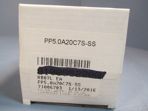 Global Filter Water Filter 20 Inch Lg Compressed Fiber, 5 Micron PP5.0A20C7SSS