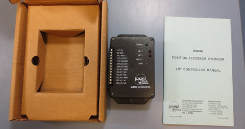 Bimba Position Feedback Cylinder LRT Controller Model 12/24DC4-20MA