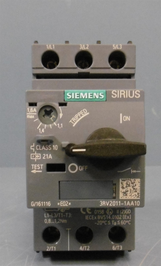 Siemens Motor Starter 3RV2011-1AA10