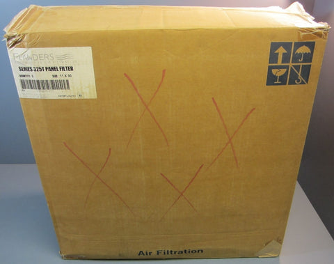 Box of 6 Flanders Series 325T Panel Filters 90" x 11" 2"