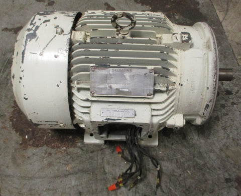 Siemens 1LA02132YK60 Electric Motor PE21 Plus RGZE 7.5HP 213TZ 11/8" Shaft