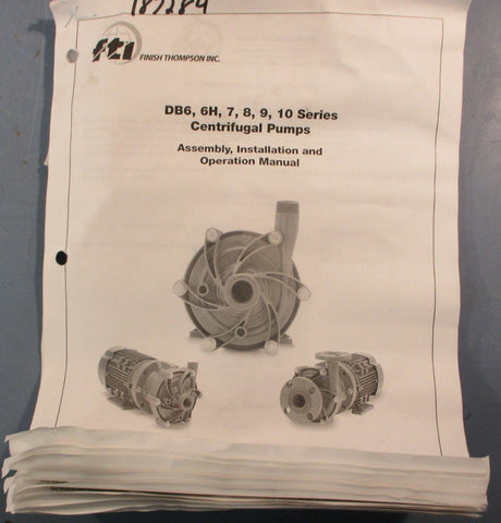 Finish Thompson DB10P Magnetic Drive Pump 80psi 3.75" Impeller Dia 1HP