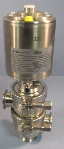 PENTAIR SUDMO SVP DIVERTER SANITARY CONTROL VALVE 6BAR 1.5" 316 SS BODY 2344333