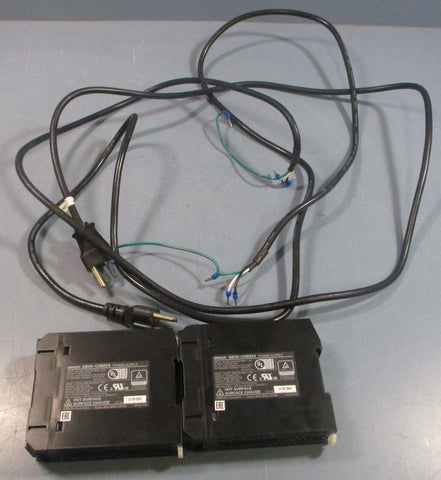Omron S8VK0C06024 Power Supply w/ Power Cable 100-240VAC Input (Lot of 2)