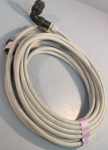 Lapp Kabel E100338 Shielded Conductor Cable 9m Long Approx W/90° 4-Pin Connector