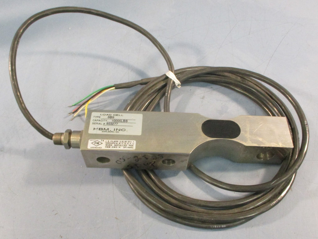 HBM SB3 Load Cell 10000Lbs Capacity Shear Beam Approx 10' Long Cable
