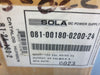 Sola 081-00180-0200-24 Dc Power Supply 24V Vdc 120V VAC
