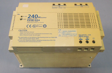 Idec PS5RG24 240W Output Power Supply 100240VAC Input