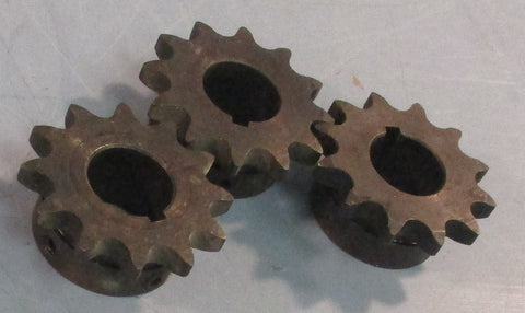 Martin 40BS12HT 7/8 Sprocket 12 Teeth 7/8" Bore Keyed 23/16" Length Lot of 3