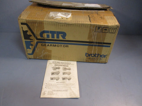 Brother GTR Series H2 High Torque AC Gear Induction Motor 1/2 HP H2L28R060BML4A