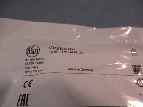 IFM EFECTOR OGE-FPKG/US100 OGE500 10-36VDC Photelectric Sensor