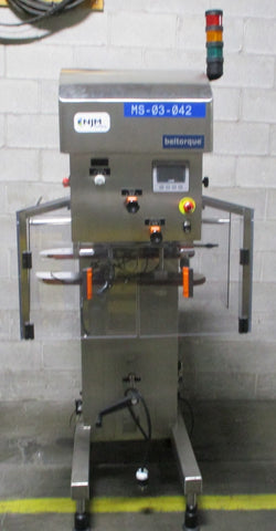 NJM Packaging Beltorque BT-RT High Speed Inline Retorquer Cap Tightener