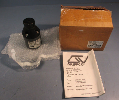 Griffco BPM050P Back Pressure Valve 10-150 PSI Set 50 1/2" NPT