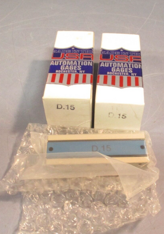 Lot of (2) AG Automation Gages EasySlider Linear Bearing, Ball Slide D-15