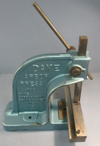 Dake 901005 No. 0 Arbor Press 1-1/2 Ton 4-1/2" Throat Model 0