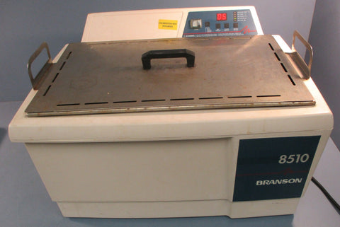 Bransonic 8510 Ultrasonic Cleaner 8510R-DTH 5.5 Gal Cap. w/ Lid and Mesh Basket
