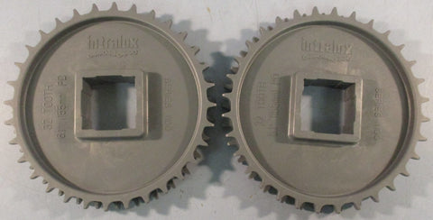 Intralox Sprocket S1100 32 Tooth 6.1" PD Square Bore 1.6" Bore Lot of 2