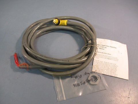 DANIEL WOODHEAD CONNECTIVITY/BRAD HARRISON CABLE 61404GRY 600V, 8 AMPS