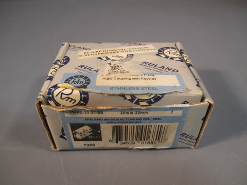 Ruland Rigid Coupling w/Keyway 20MM Bore MSPC2020SS