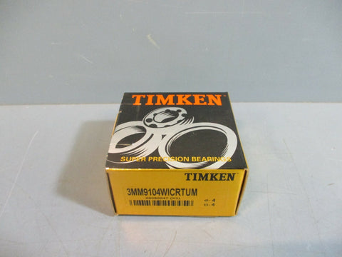 Timken 3MM9104WICRTUM Super Precision Angular Contact Bearing d-4 D-4 NEW