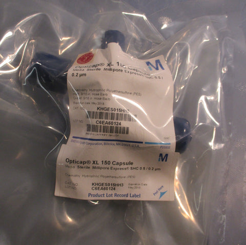 Millipore KHGES015HH3 Opticap XL 150 Express SHC Capsules 0.5 / 0.2um