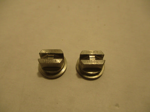 Spraying Systems Spray Nozzle Tip TP11001SS Tapered Flat 110deg Angle Lot of 2