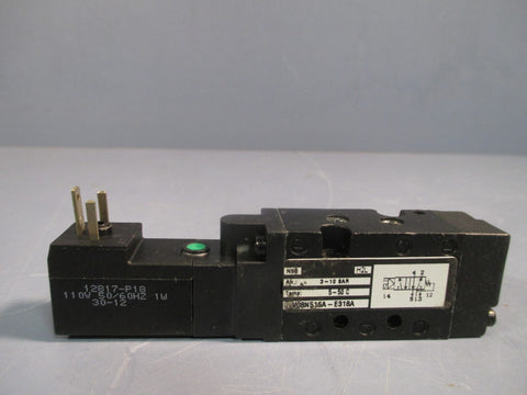 Nogren Solenoid Valve, 110 VAC, 50/60HZ V08N516AE318A