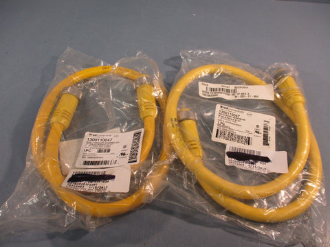 Lot of (2) Brad Connectivity 1300110047/227020A01F0301 7-Pin PVC Cordset