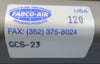 Fabco-Air GCS-23 Air Cylinder 1-1/2" Bore 3-1/4" Stroke Single Rod Fabco Air