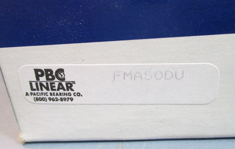Pacific Bearing FMA50DU Linear Plain Bearing 50mm ID, 100mm Long