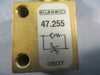 Kuhnke 47.255 One-Way Flow Restrictor 0432 Brass Opens At 7 PSI Lot of 3