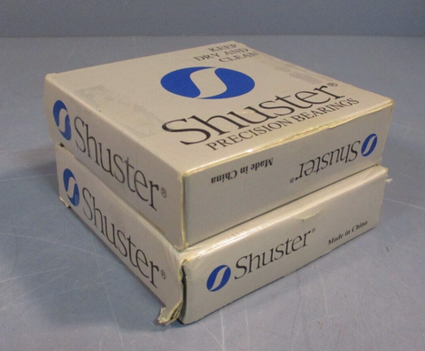 Lot of (2) Shuster Deep Groove Ball Bearing 63082RSJEM