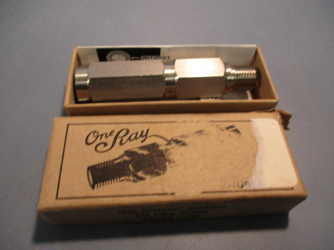 One Ray Model# 010S Stainless Steel Pressure Snubber 1/4in Npt