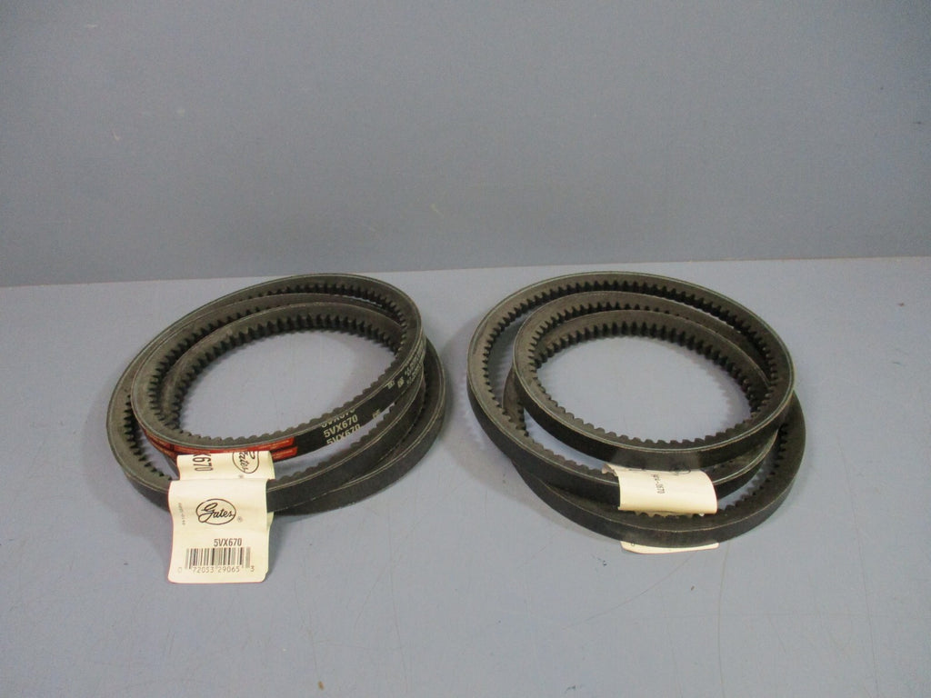 Gates 5VX670 Super HC Belt New Lot of 2