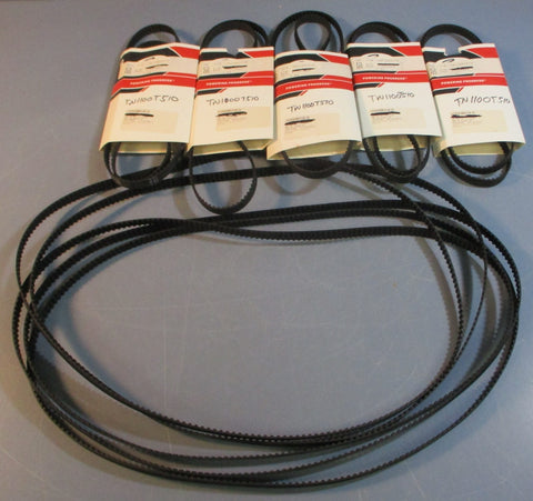 (Lot of 10) Gates QBT5110010 Timing Belt 1100mm L 10mm W 5mm Pitch T5110010
