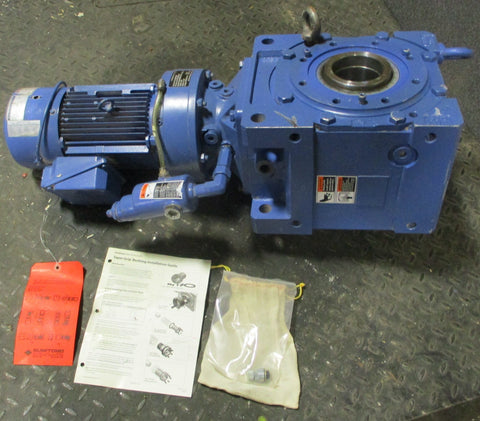 Sumitomo SMCyclo LHYMS34C145YY2B305 Gearmotor 305:1 Ratio 3HP 5.74RPM NOS