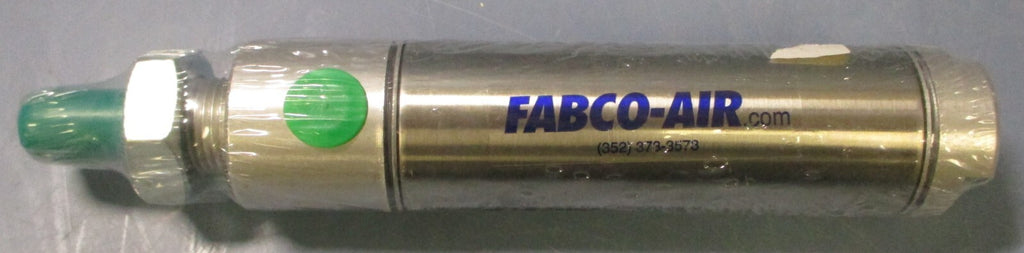 Fabco F-1250D01-02I-04 Dbl Acting Air Cylinder 1-1/4" Bore 2-1/2" Stroke 1/8" In