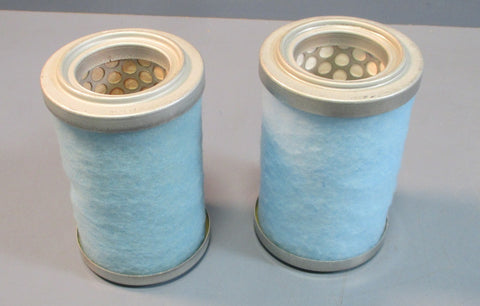 Lot of 2 Rietschle 730 937 Fiberglass Filters 13/4" ID, 31/8" OD, 47/8" NWOB
