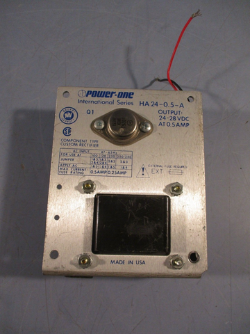 PowerOne Power Supply 2428 VDC Out HA240.5A
