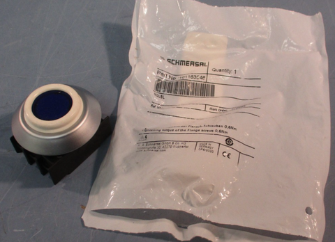 Schmersal 101163546 Illuminated Blue Pushbutton