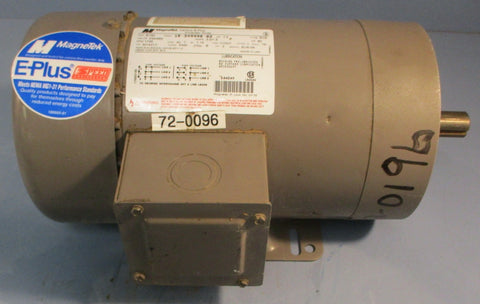 Magnetek Century E140 Inverter Duty Motor 10-349990-02 1HP 1745RPM 7/8" Shaft Di